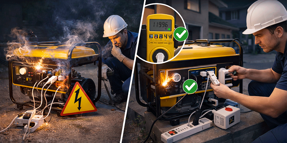 Cómo evitar sobrecargas eléctricas al usar una planta de emergencia