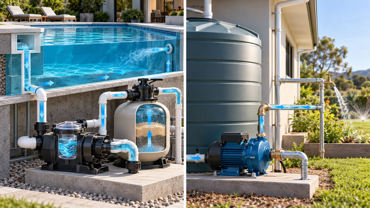 ¿Qué diferencia hay entre una bomba de alberca y una bomba de agua convencional?