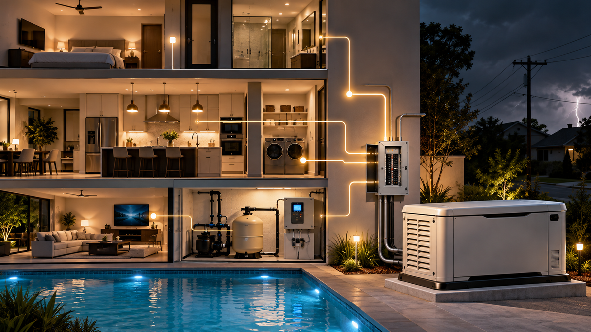 ¿Qué generador necesito para una casa durante un apagón?