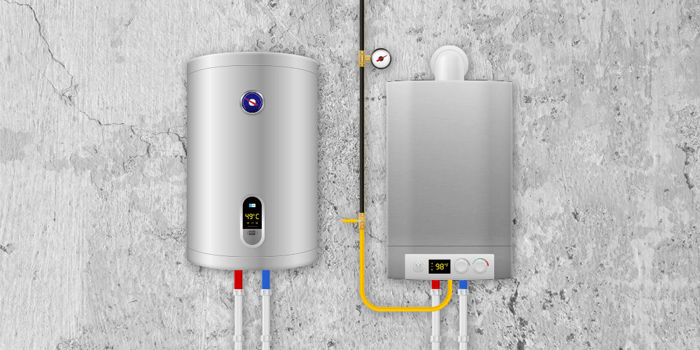 Comparación entre calentadores de agua tradicionales y calentadores instantáneos.