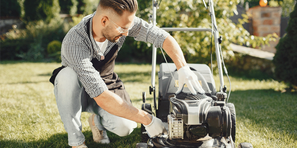 Seguridad al usar podadoras.