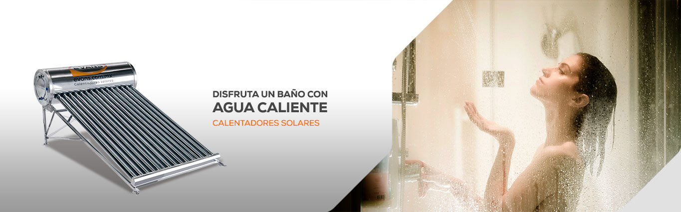 Calentadores de agua solar