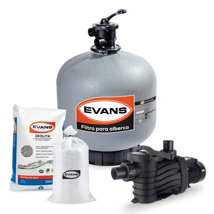 KIT BOMBA DE PISCINA 2 HP + BCA-110KBTU