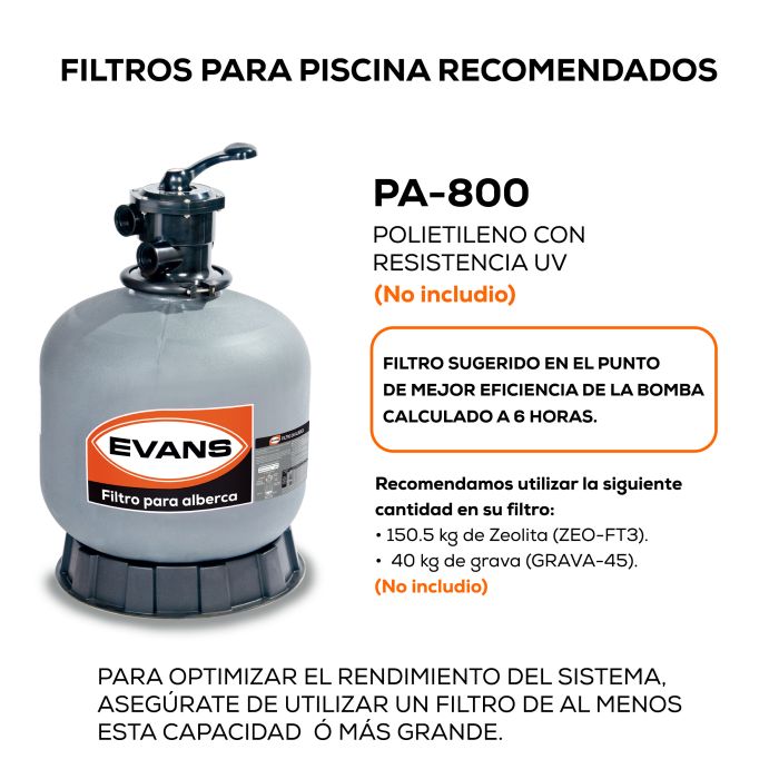 BOMBA DE PISCINA 2 HP SOLAR SOLAR200-HP2