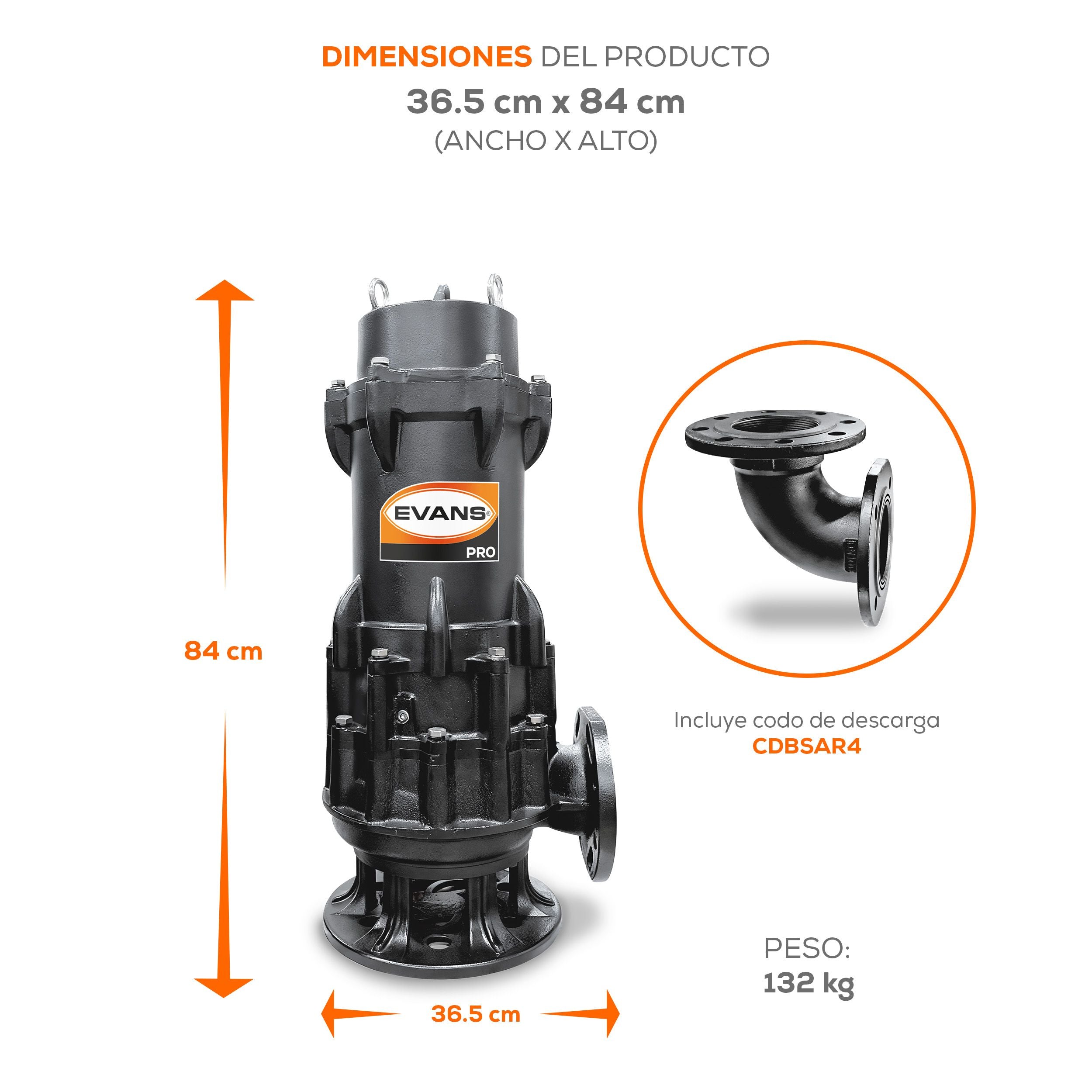 BOMBA DE AGUA RESIDUAL 10HP 220V