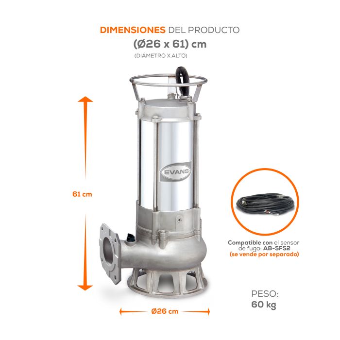 BOMBA DE LODOS 10HP SV3ME1000G-I