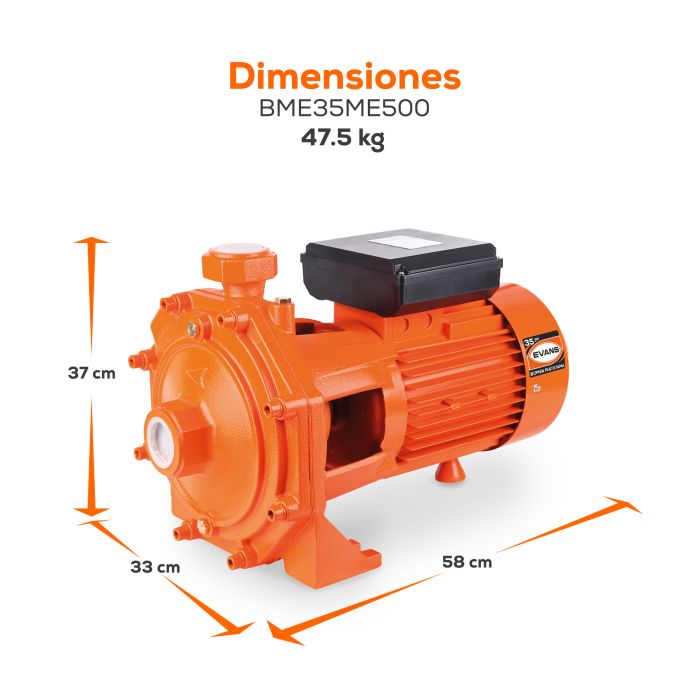 BOMBA MULTIETAPAS 35GPM 5HP