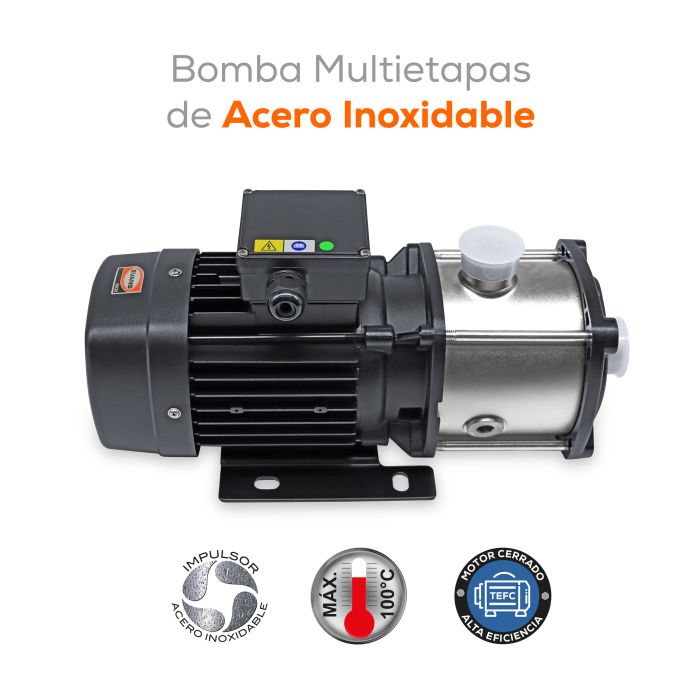 BOMBA MULTIETAPAS 8GPM 1HP