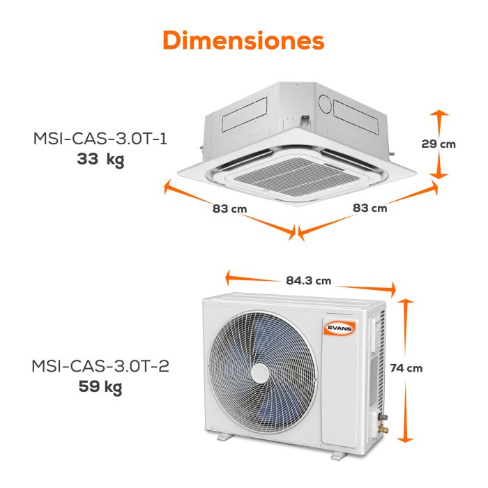 AIRE ACONDICIONADO 5T CASSETTE