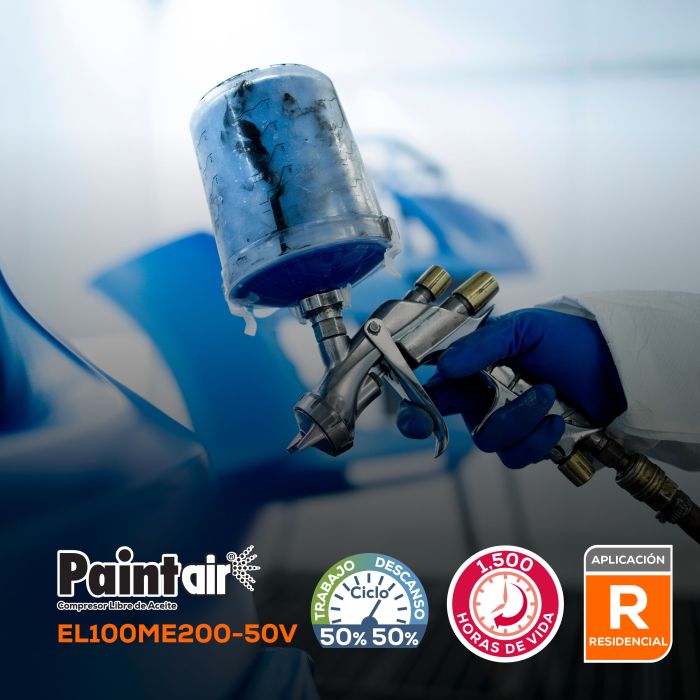 COMPRESOR 1E LAPAINT2HP 50L V EL100ME200-50V