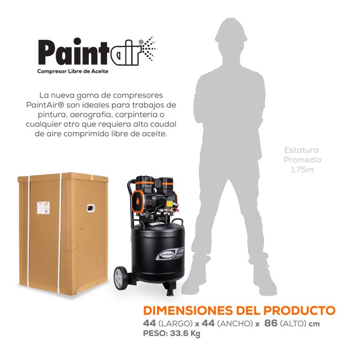 COMPRESOR 1E LAPAINT 2HP 50LV ELS100ME200-50V