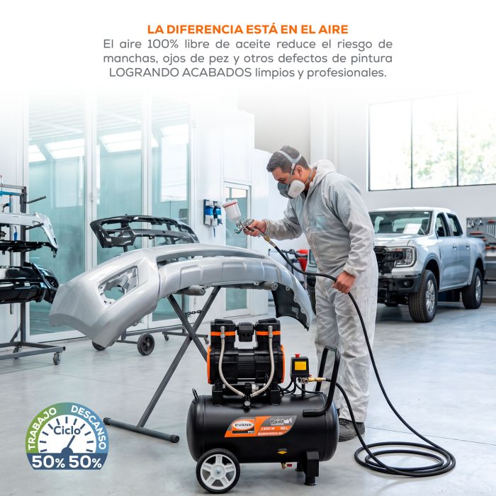 COMPRESOR PAINTAIR 2HP 50L ELS100ME200-50