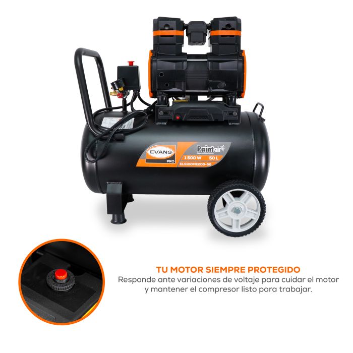 COMPRESOR PAINTAIR 2HP 50L ELS100ME200-50