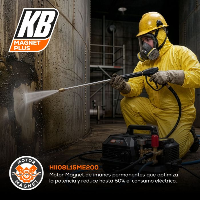 HIDROLAVADORA ELE 8LPM 1500PSI HII08L15ME200