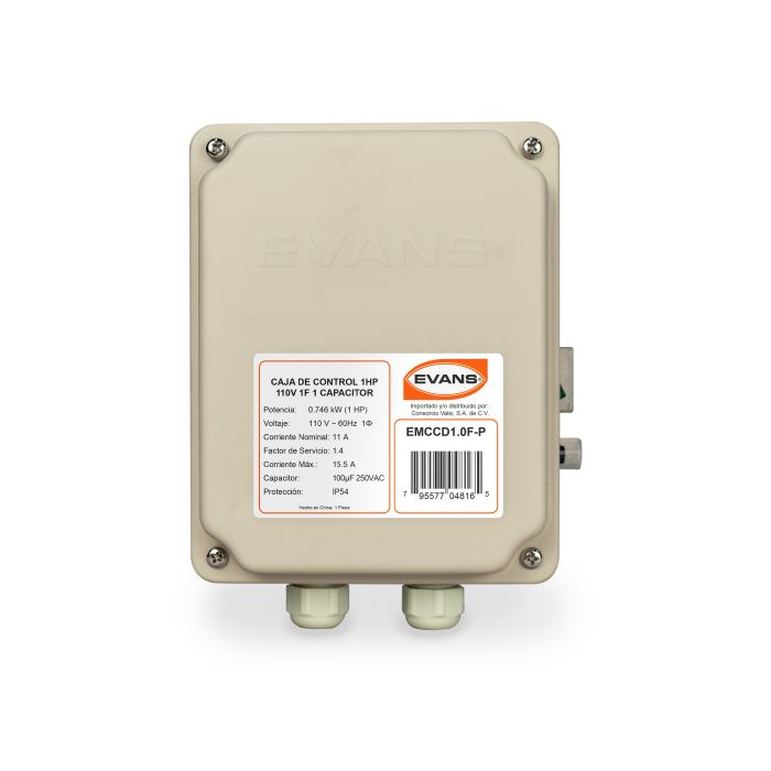 CAJA DE CONTROL 1.5HP P/MOTOR