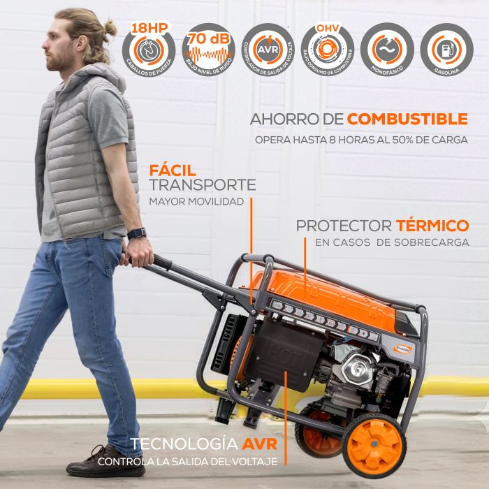 GENERADOR 10KW 18HP MANUAL G100MG1800THW