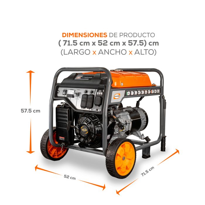 GENERADOR 10KW 18HP MANUAL G100MG1800THW