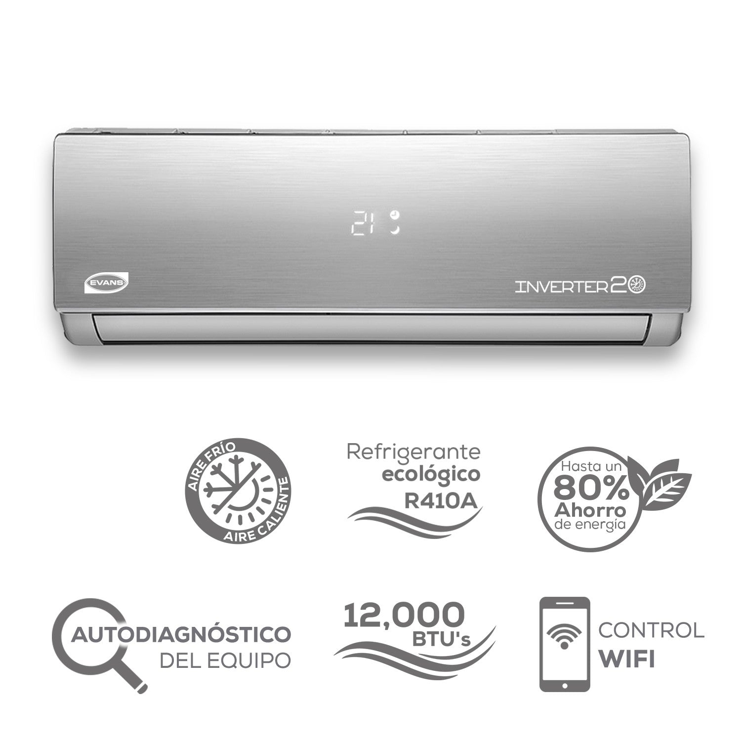 MINISPLIT INVERTER 1TON 115V - AC-MSI-1.0T115V