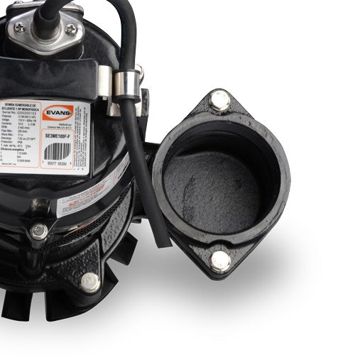 BOMBA DE EFLUENTE 1.0HP 110V CON FLOTADOR - SE3ME100F-F