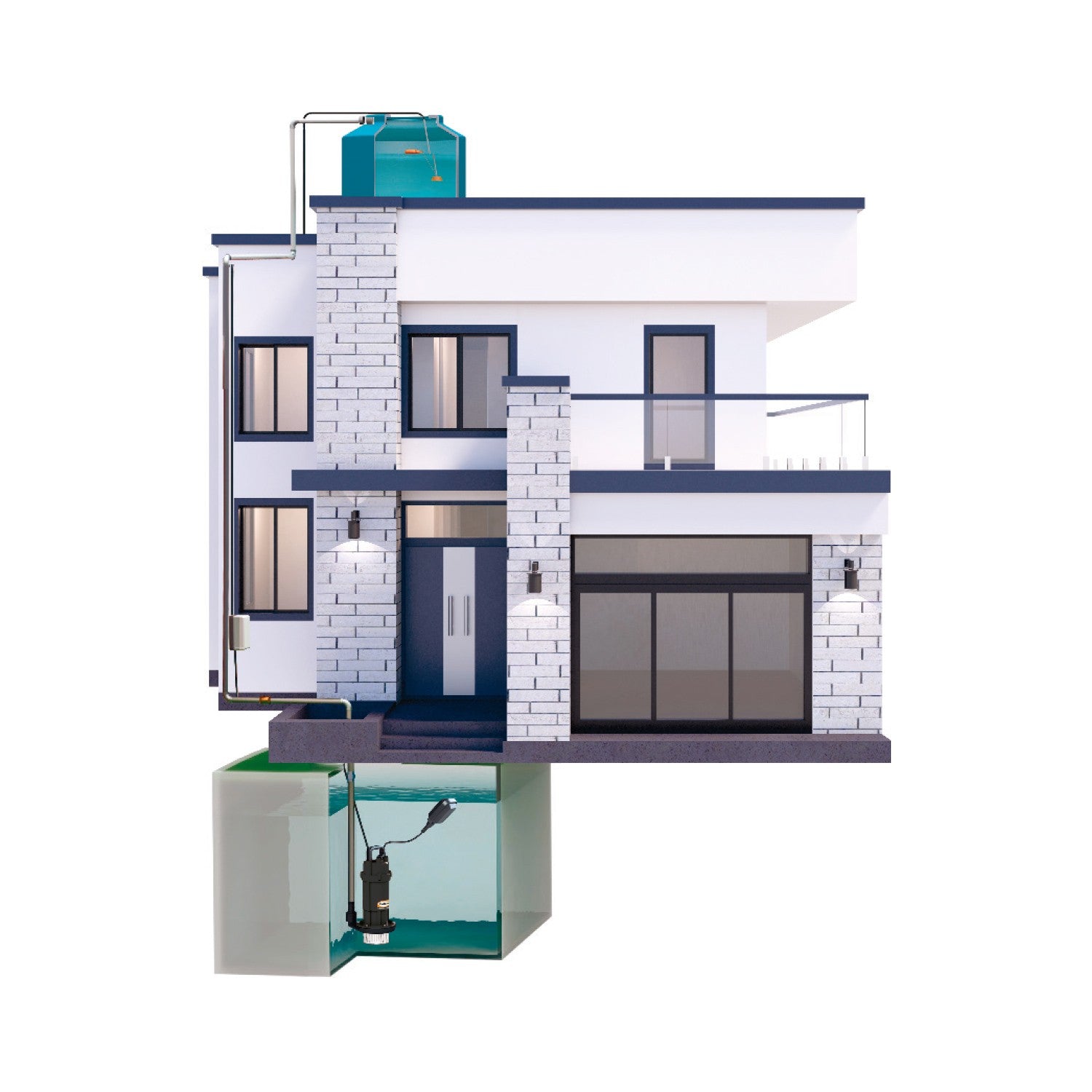 SUMERGIBLE DOMESTICA 1.0HP - SP1ME100H