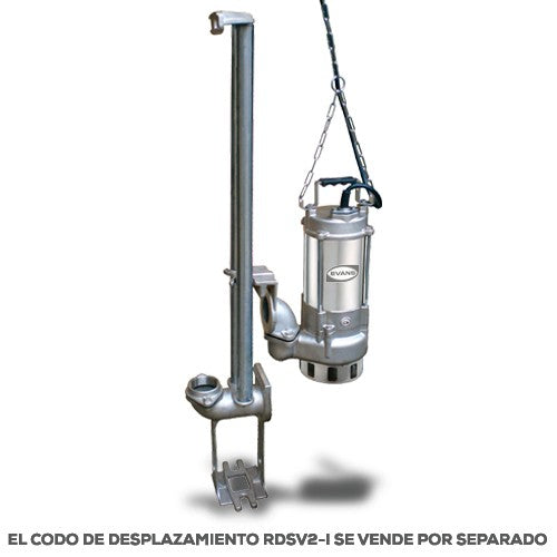 BOMBA INOXIDABLE PARA LODOS 1.0HP 110V - SV2ME100F-I