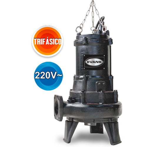 BOMBA PARA LODOS 10.0HP 3F 220V - SV4ME1000G