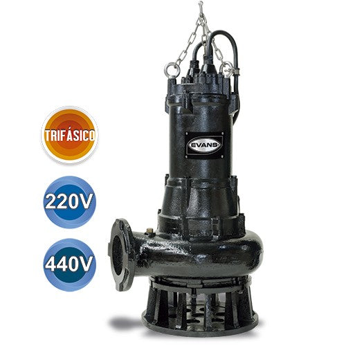 BOMBA PARA LODOS 20.0HP 3F 220/440V - SV6ME2000