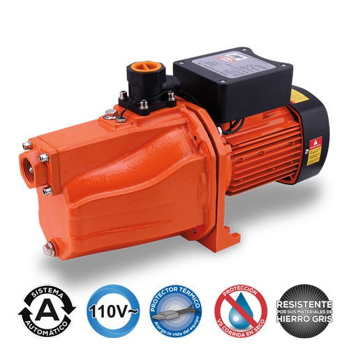 BOMBA JET EQUIPADA 1.0HP 1X1 AUTOMÁTICA - JX2ME100-A