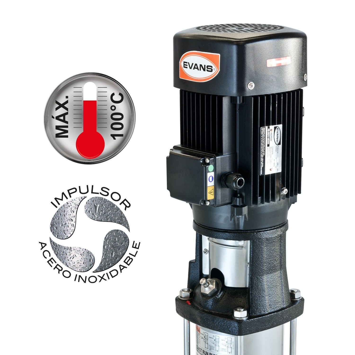 BOMBA MULTIETAPAS VERTICAL 25GPM 7.5HP - SSXV25ME0750