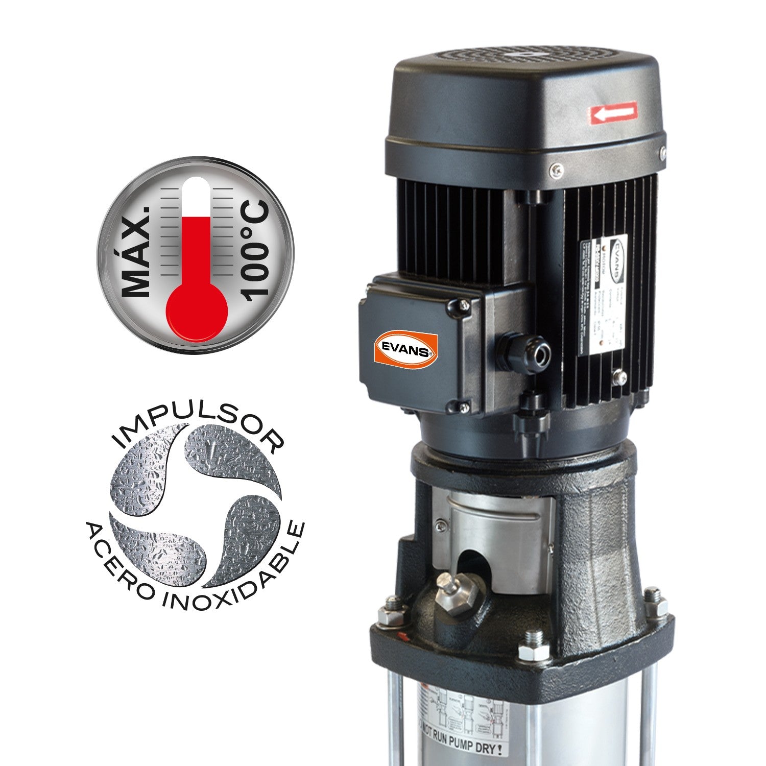 BOMBA MULTIETAPAS VERTICAL 5GPM 1.0HP - SSXV5ME0100