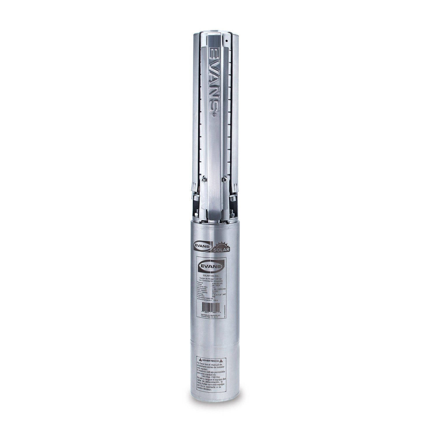 BOMBA DE 4 PÁNELES SOLARES 1.0HP 55LPM - SOLAR100-55L