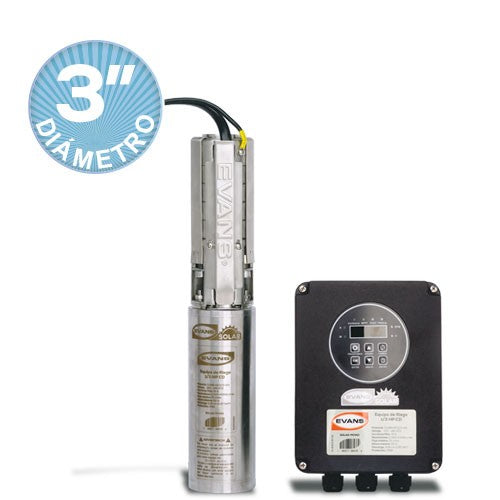 EQUIPO DE RIEGO SOLAR 1/3HP CD - SOLAR-MONO