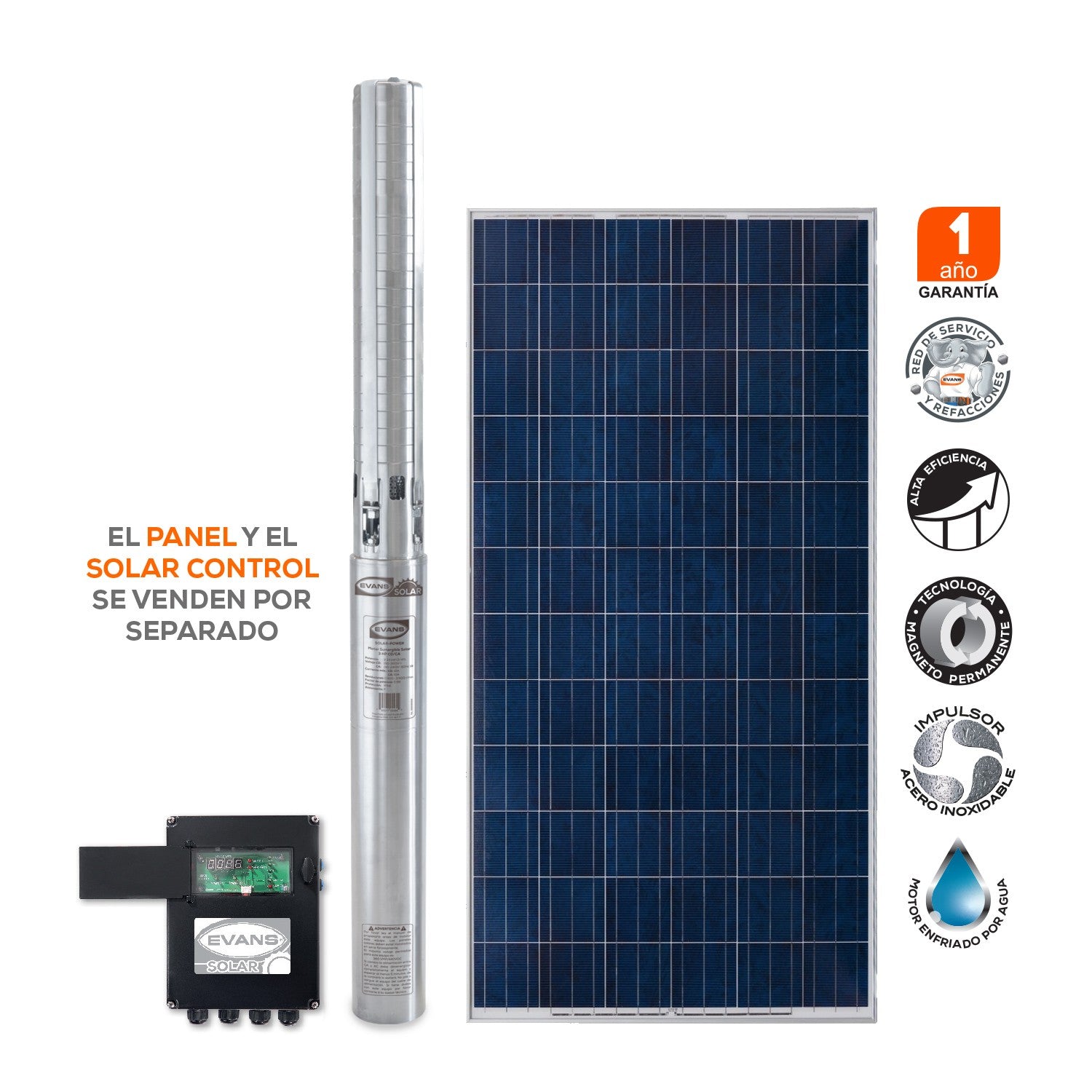EQUIPO DE RIEGO SOLAR 60LPM - SOLAR-POWER-60
