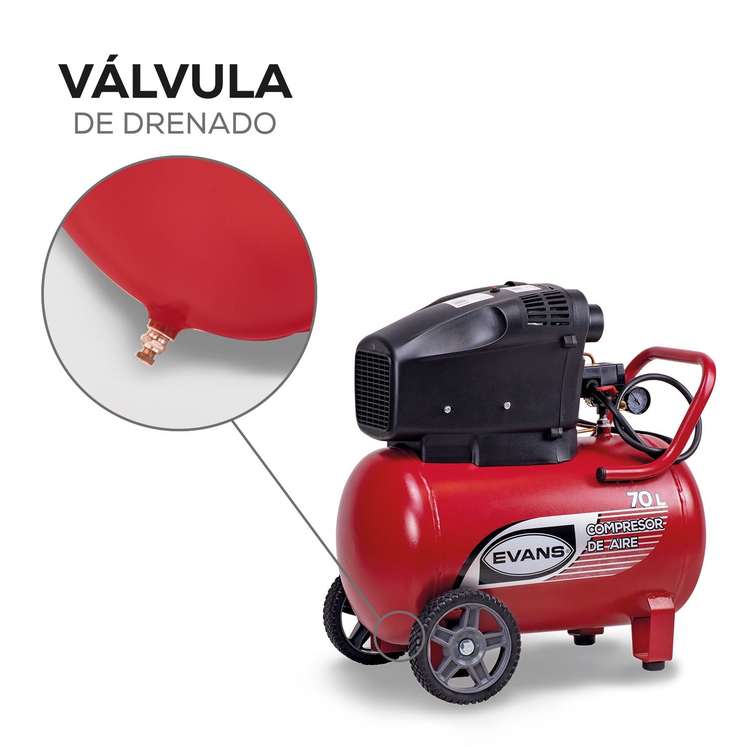 COMPRESOR PAINTAIR 2.5HP 70L 120V - EL120ME250-070