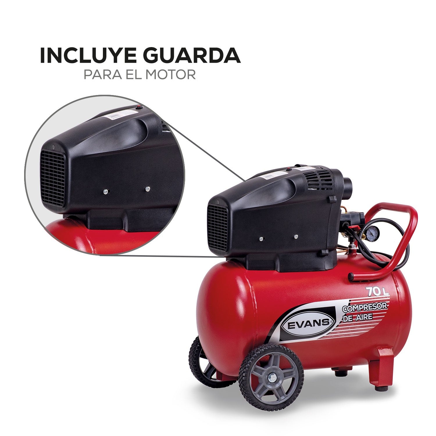 COMPRESOR PAINTAIR 2.5HP 70L 120V - EL120ME250-070