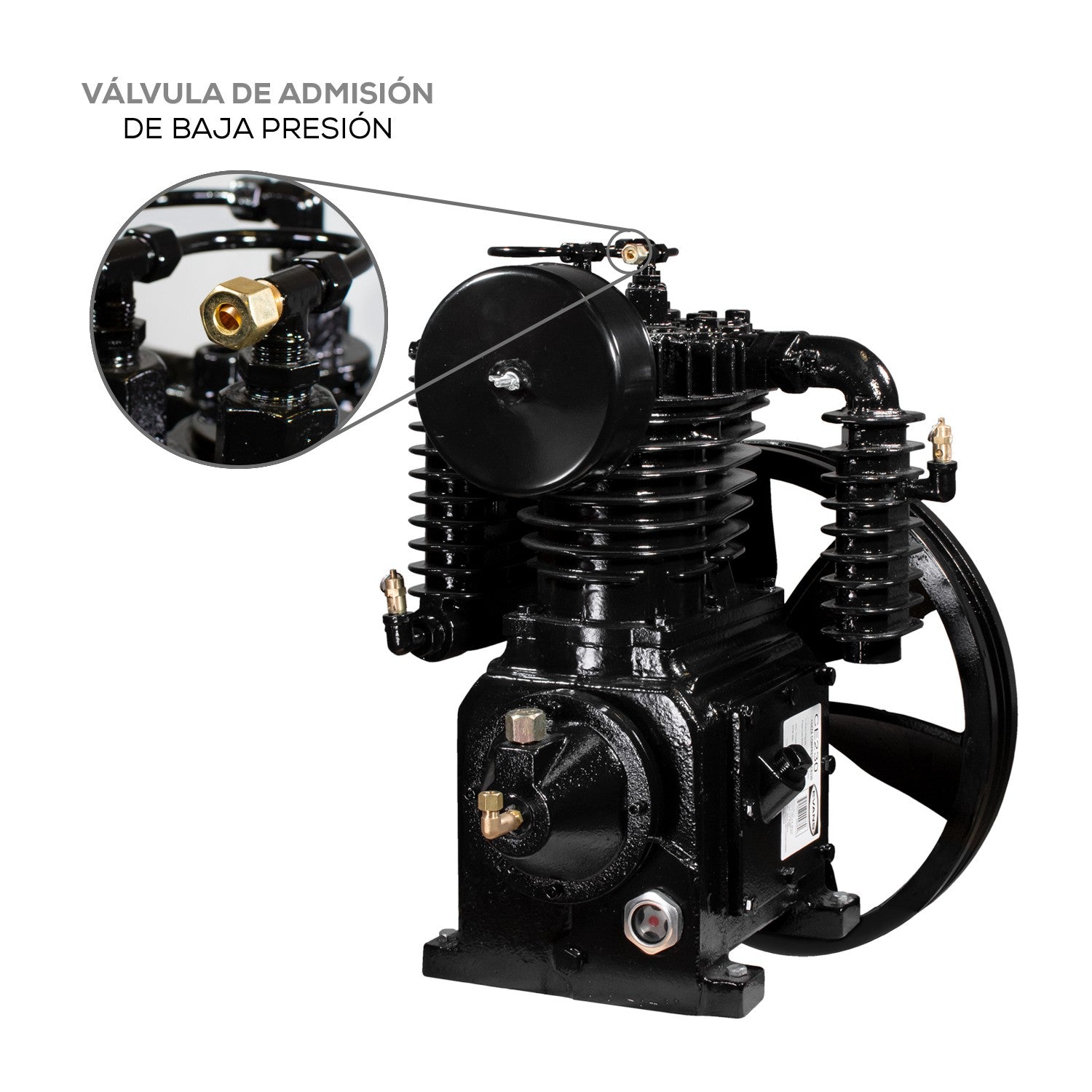 COMPRESOR LUBRICADO 2 ETAPAS 23PCM - CE230