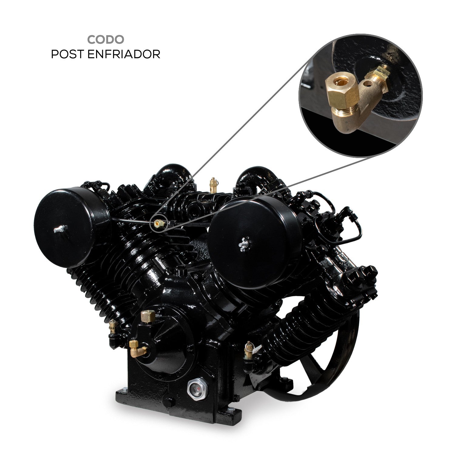 COMPRESOR LUBRICADO 2 ETAPAS 46PCM - CE460