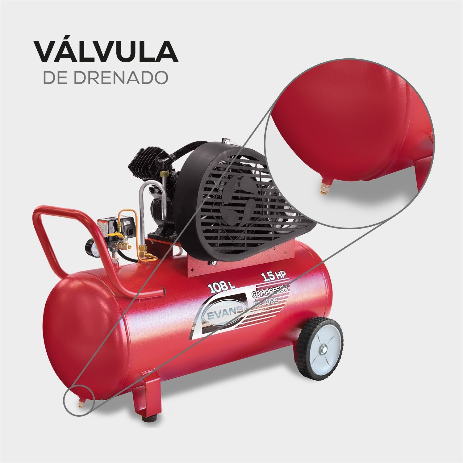 COMPRESOR 1 ETAPA 1.5HP 108L - E13VME150-108