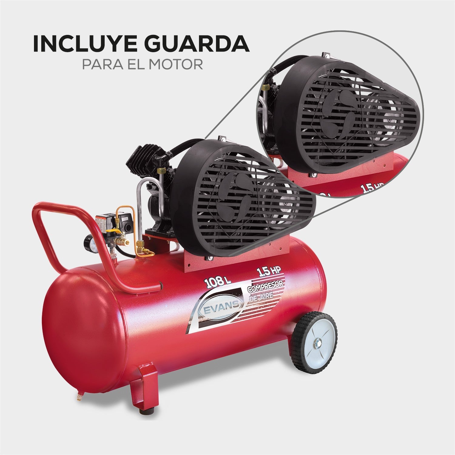 COMPRESOR 1 ETAPA 1.5HP 108L - E13VME150-108