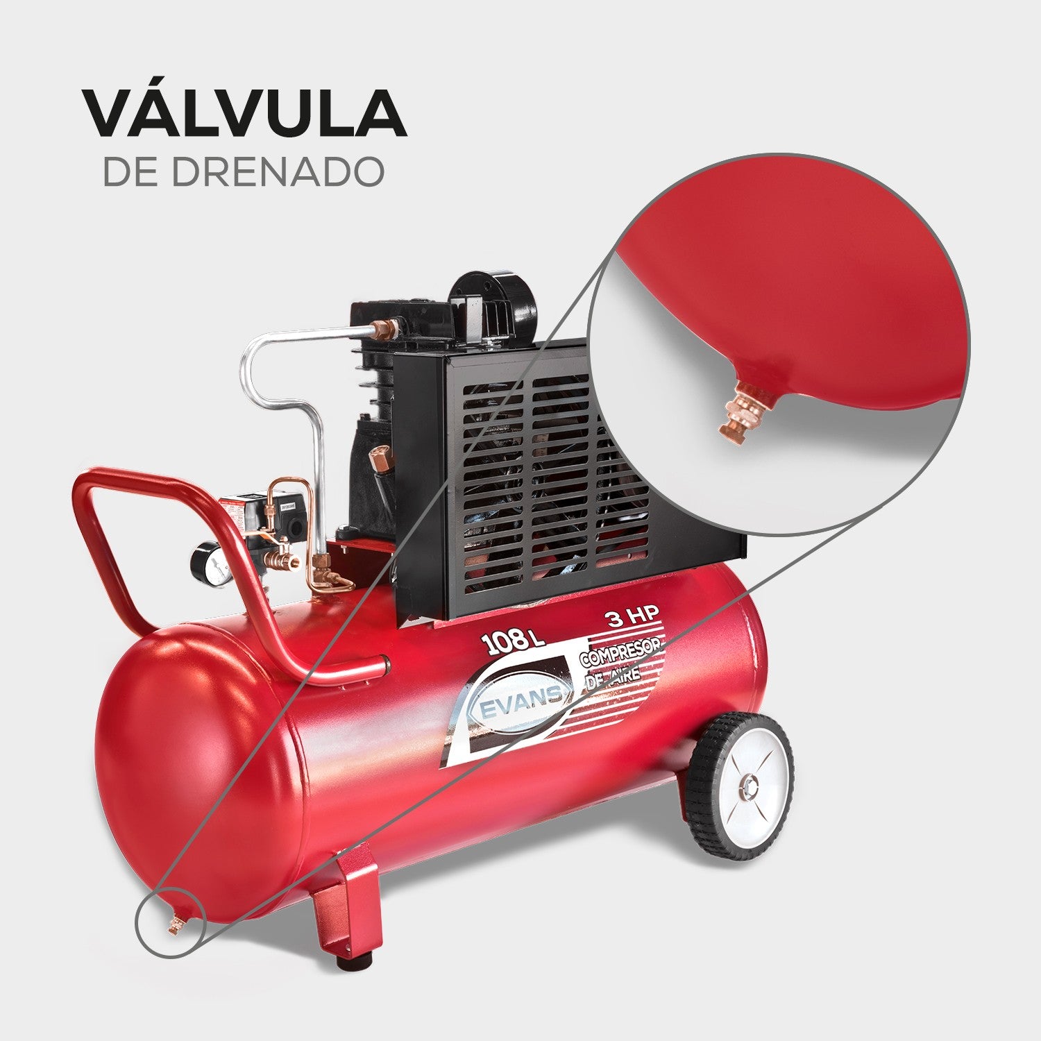 COMPRESOR 1 ETAPA 3HP 108L - E150ME300-108