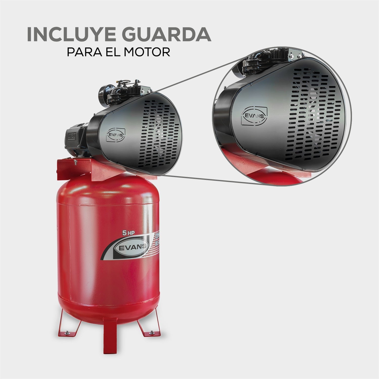 COMPRESOR 2 ETAPAS 5HP 300L - E230ME0500-300V