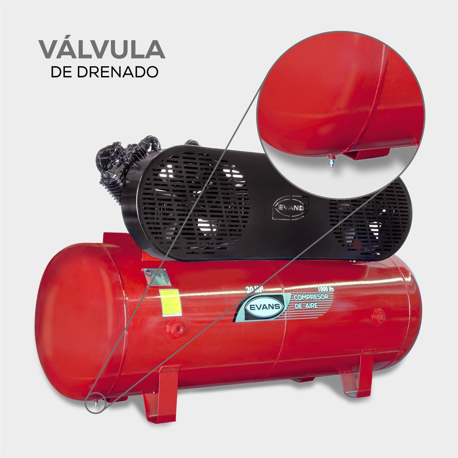 COMPRESOR 2 ETAPAS 20HP 1000L - E920ME2000-999