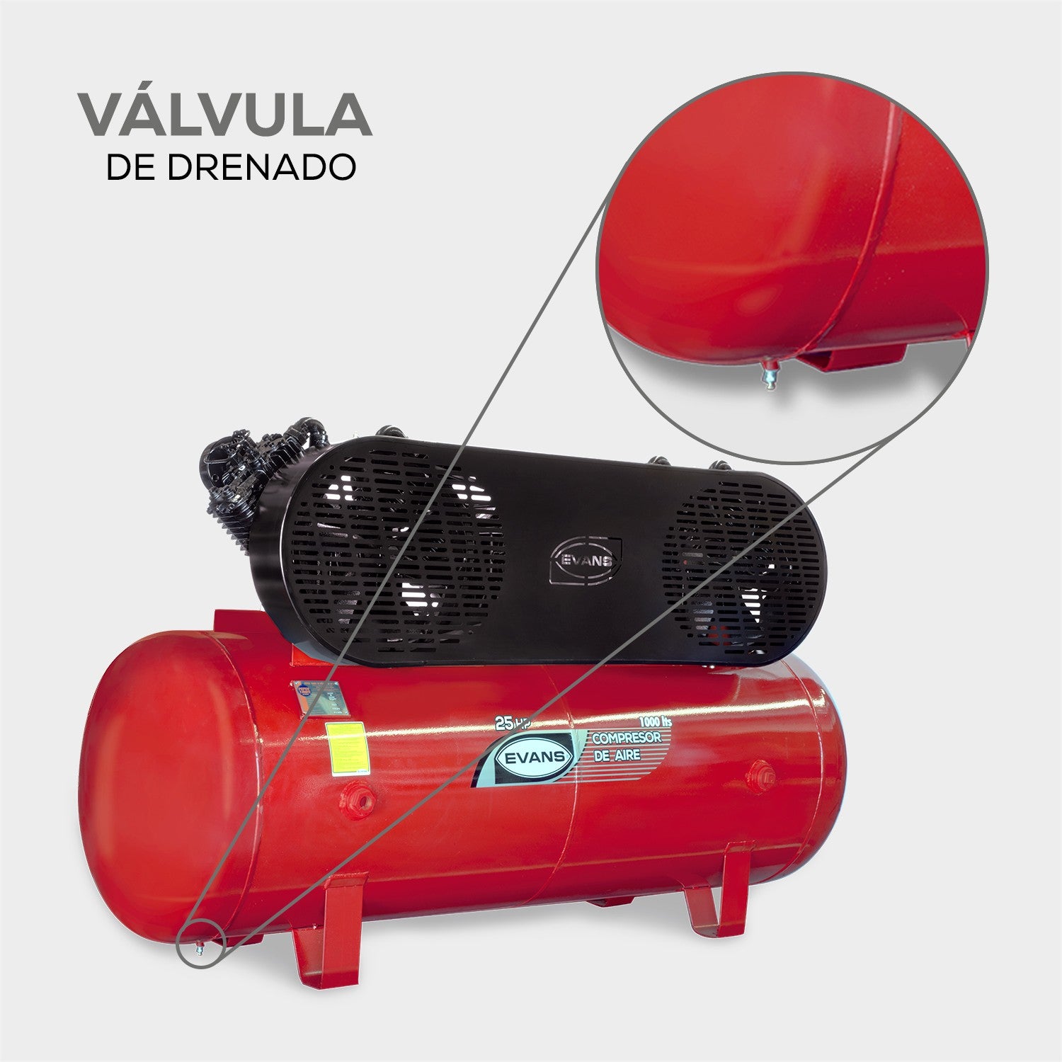 COMPRESOR 2 ETAPAS 25HP 1000L - E920ME2500-999