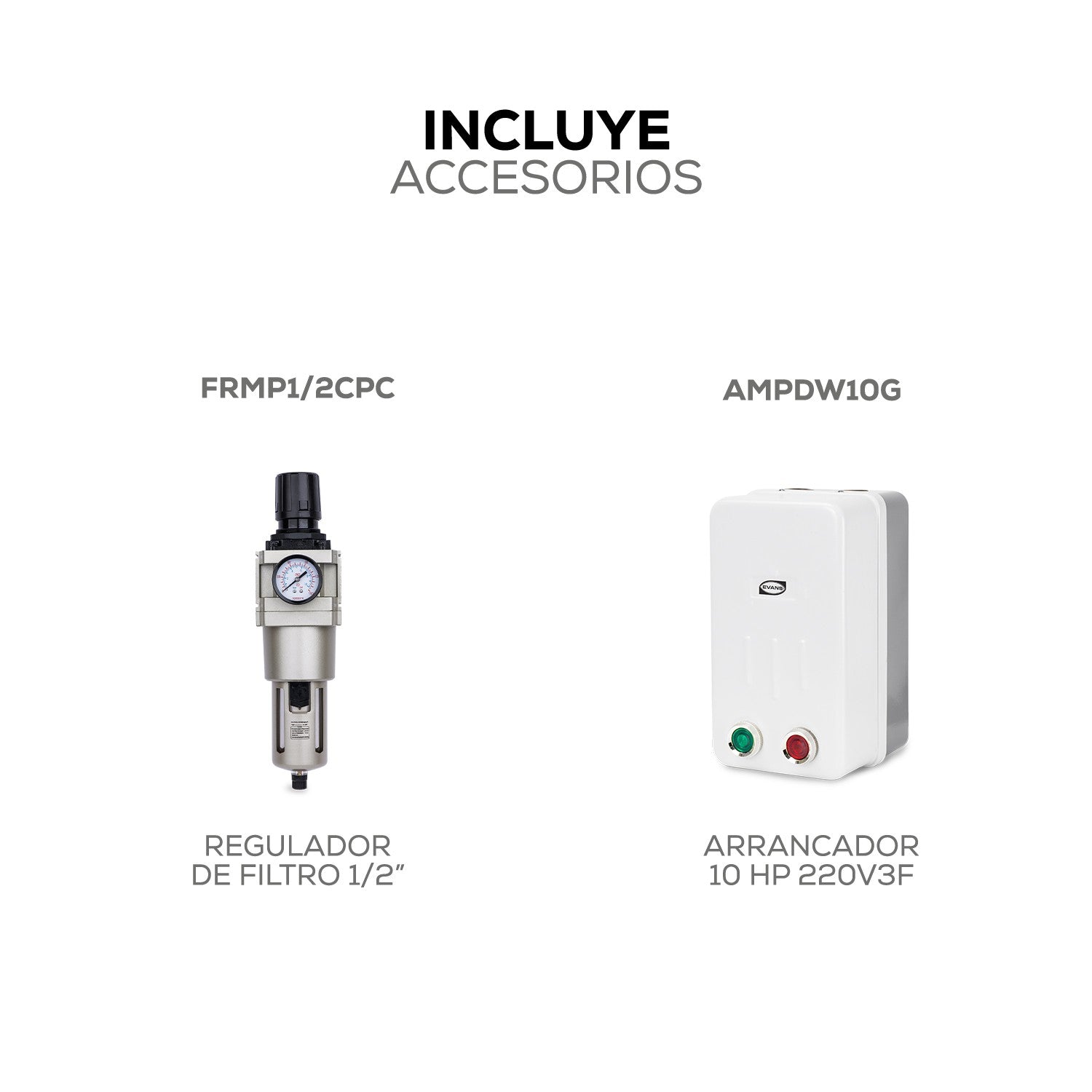 KIT COMPRESOR 5HP 500L - K-E230ME500-500