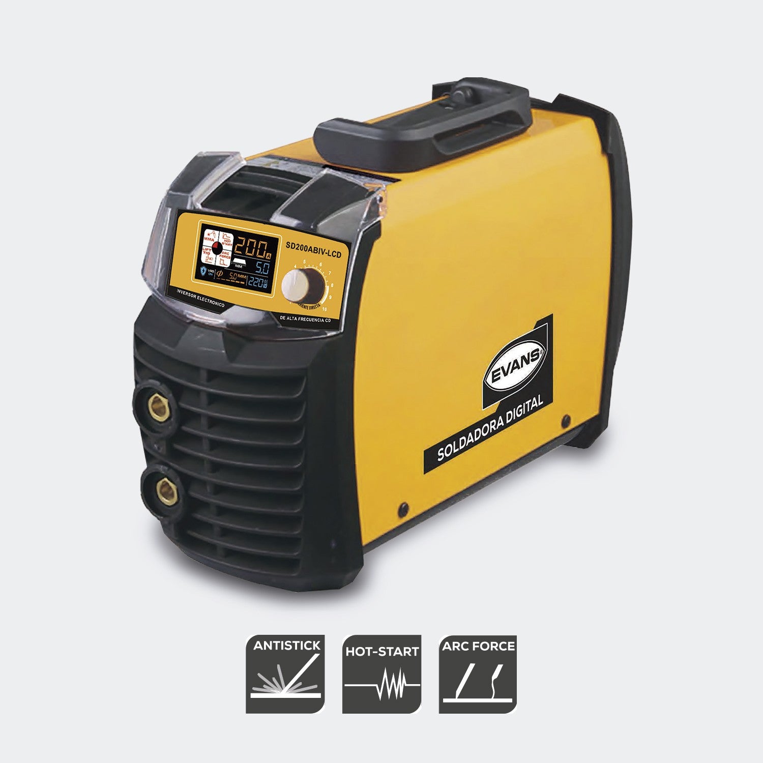 SOLDADORA DIGITAL LCD 200A BIVOLTAJE 110/220V - SD200ABIV/LCD