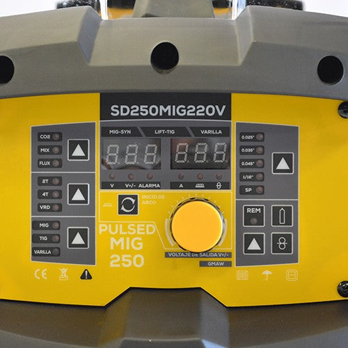 SOLDADORA MICROALAMBRE 250A 220V - SD250MIG220V