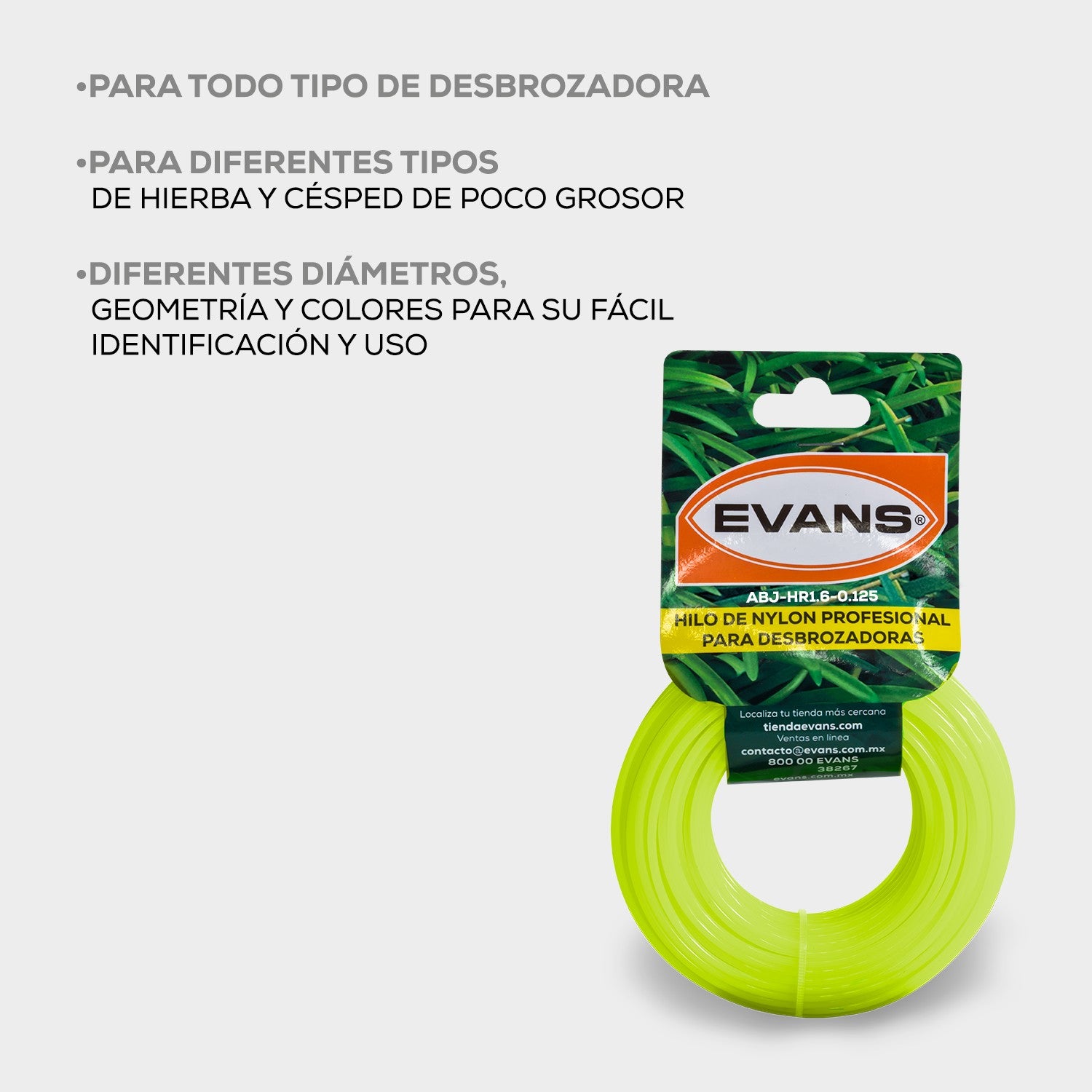 HILO DESBROZADORA 1.6MM 25M - ABJ-HR1.6-0.125