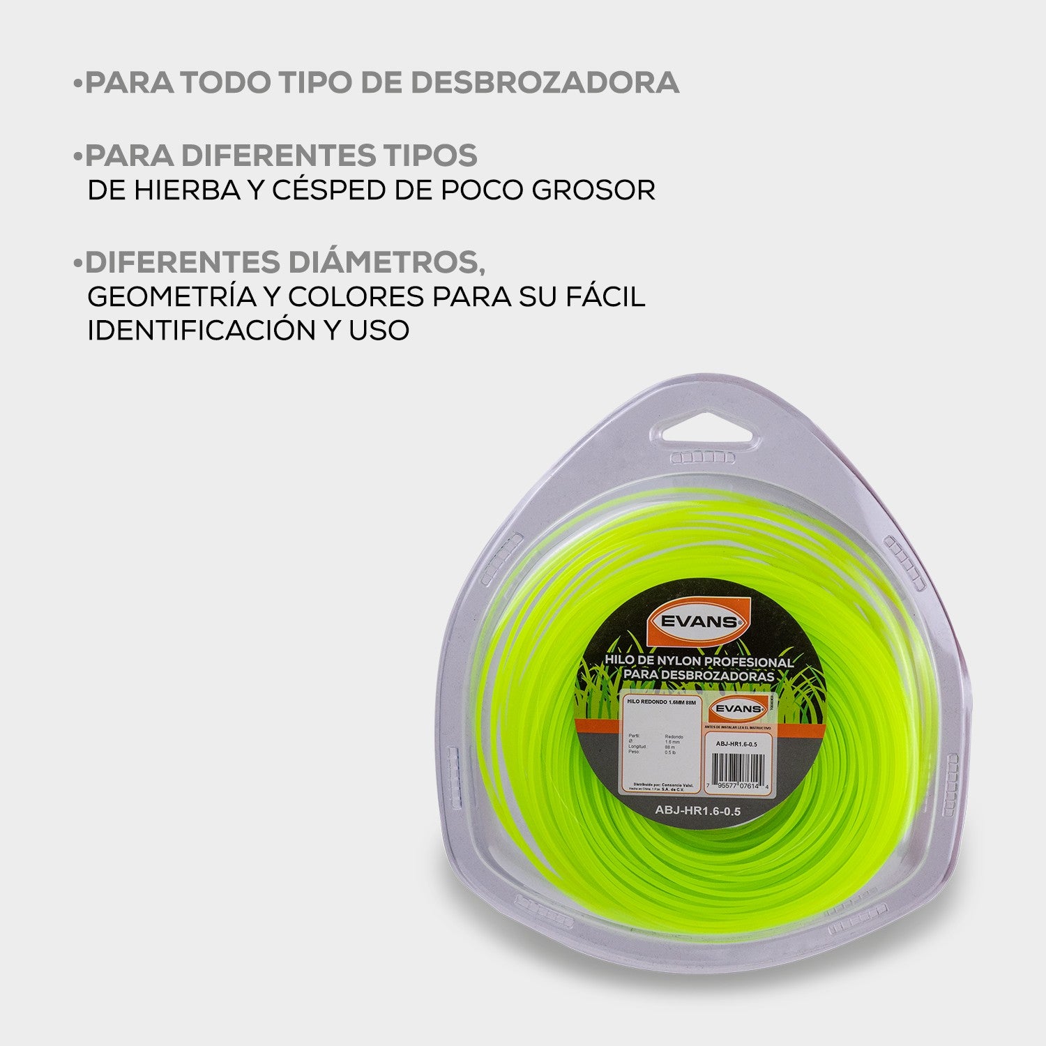 HILO DESBROZADORA 1.6MM 88M - ABJ-HR1.6-0.5