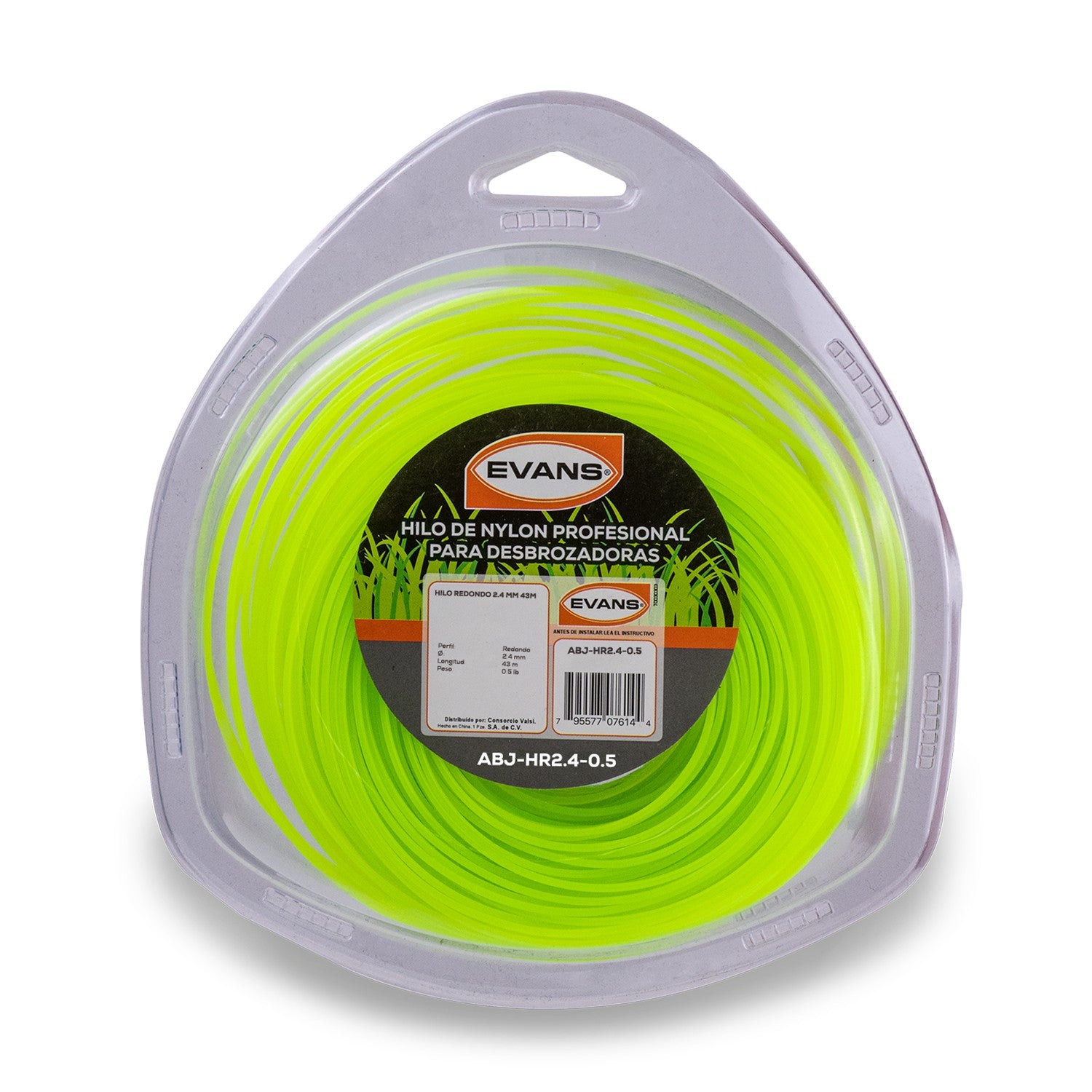 HILO DESBROZADORA 2.4MM 43M - ABJ-HR2.4-0.5