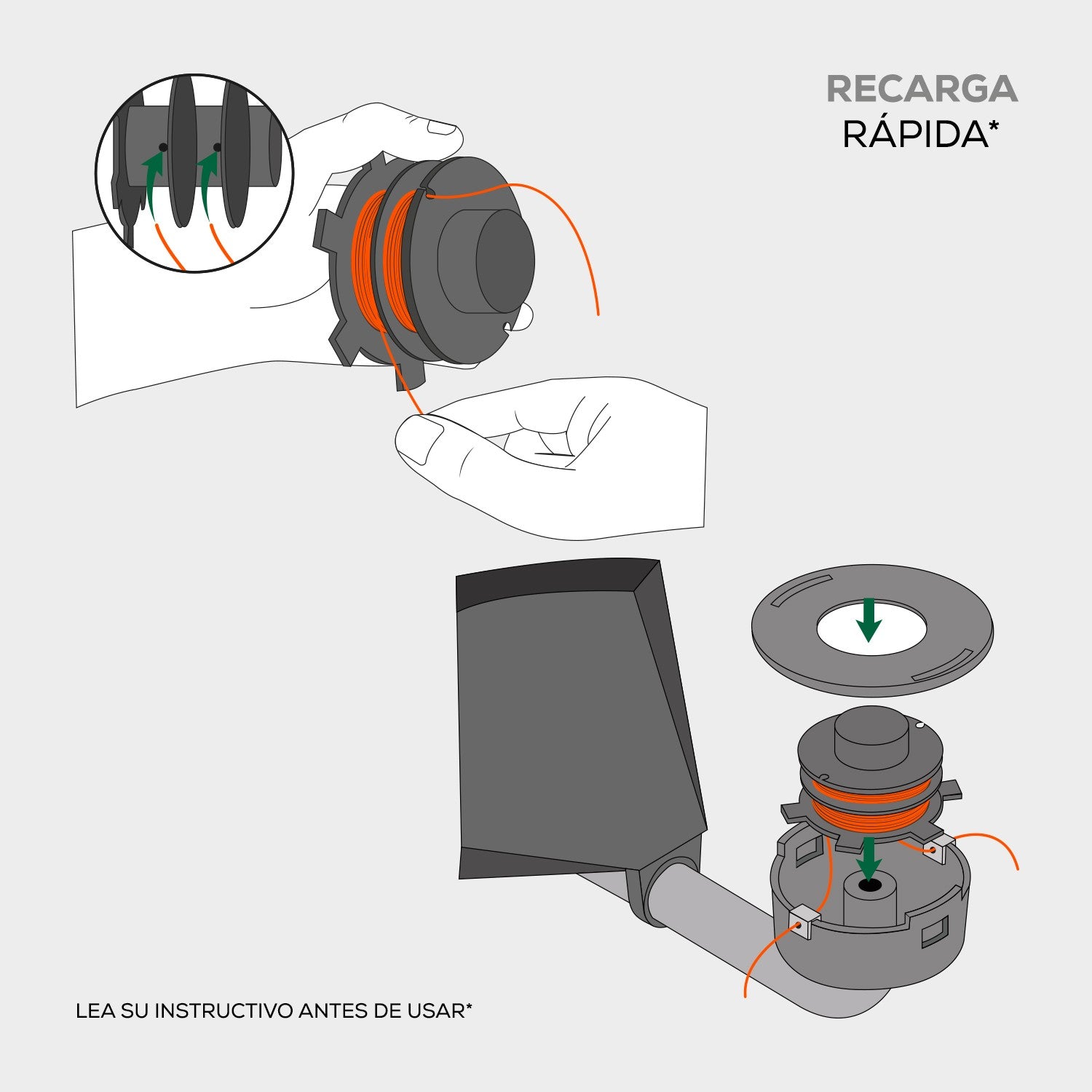 HILO DESBROZADORA 2.4MM 43M - ABJ-HR2.4-0.5